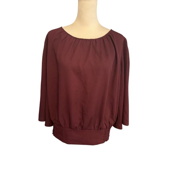Ann Taylor Factory Large Purple Top - Picture 1 of 6